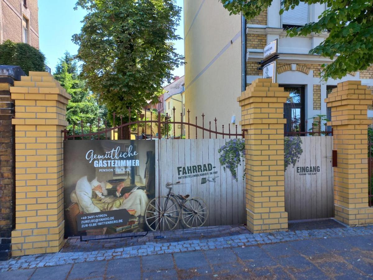 Pension Zur Elbe Wittenberg Εξωτερικό φωτογραφία